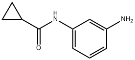 N-(3-氨基苯基)环丙酰胺, 879127-21-6, 结构式