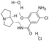 (1S-cis)-4-AMino-5-chloro-N-[(hexahydro-
1H-pyrrolizin-1-yl)Methyl]-2-MethoxybenzaMide Hydrochloride Hydrate Structure
