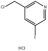 3-クロロメチル-5-ヨード-ピリジン 塩酸塩 化学構造式
