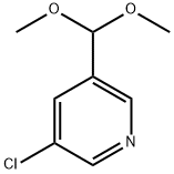 3-CHLORO-5-DIMETHOXYMETHYL-PYRIDINE Structure