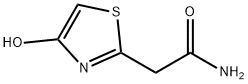 4-ヒドロキシ-2-チアゾールアセトアミド 化学構造式