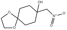 8-(nitromethyl)-1,4-dioxaspiro[4.5]decan-8-ol Structure