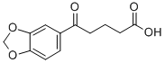 5-[3,4-(メチレンジオキシ)フェニル]-5-オキソ吉草酸 化学構造式