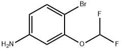 4-Bromo-3-(difluoromethoxy)aniline Struktur