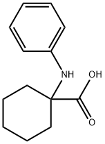 1-PHENYLAMINO-CYCLOHEXANECARBOXYLIC ACID Struktur