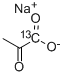 ピルビン酸ナトリウム(1-13C), 5〜10% ダイマー含有 化学構造式
