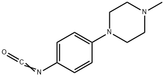 1-(4-ISOCYANATOPHENYL)-4-METHYLPIPERAZINE 化学構造式