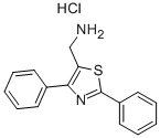 (2,4-DIPHENYL-1,3-THIAZOL-5-YL)METHYLAMINE HYDROCHLORIDE Struktur
