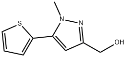 (1-METHYL-5-THIEN-2-YL-1H-PYRAZOL-3-YL)METHANOL Struktur