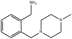 {2-[(4-甲基哌嗪-1-基)甲基]苯基}甲胺, 879896-50-1, 结构式