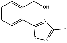 [2-(3-Methyl-1,2,4-oxadiazol-5-yl)phenyl]methanol Struktur