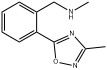 n-methyl[2-(3-methyl-1,2,4-oxadiazol-5-yl)phenyl]methylamine Structure