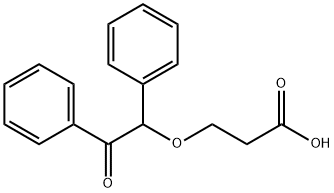 3-(2-OXO-1,2-DIPHENYLETHOXY)PROPANOIC ACID 结构式