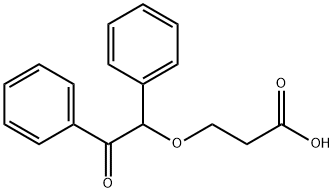 3-(2-OXO-1,2-DIPHENYLETHOXY)PROPANOIC ACID Structure