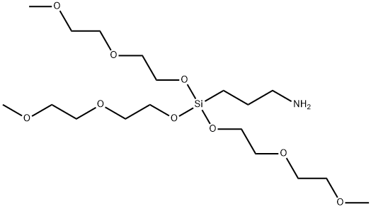 3-AMINOPROPYLTRIS(METHOXYETHOXYETHOXY)SILANE Struktur