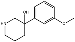 3-(3-METHOXYPHENYL)-3-PIPERIDINOL Structure
