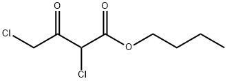 2,4-ジクロロ-3-オキソ酪酸ブチル 化学構造式