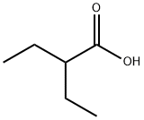 2-Ethylbutyric acid Structure