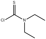 N,N-ジエチルカルバモチオ酸クロリド 化学構造式