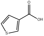 3-噻吩甲酸,88-13-1,结构式