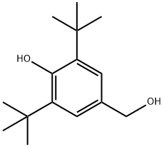 2,6-ジ-tert-ブチル-4-ヒドロキシメチルフェノール 化学構造式