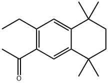 6-アセチル-7-エチル-1,1,4,4-テトラメチルテトラリン 化学構造式