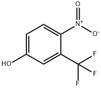 4-ニトロ-3-(トリフルオロメチル)フェノール 化学構造式