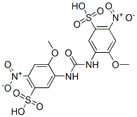 3,3'-(carbonyldiimino)bis[4-methoxy-6-nitrobenzenesulphonic] acid Structure