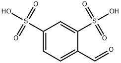 4-ホルミル-1,3-ベンゼンジスルホン酸 化学構造式
