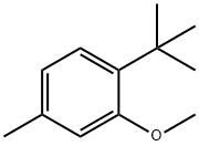 1-(1,1-ジメチルエチル)-2-メトキシ-4-メチルベンゼン 化学構造式
