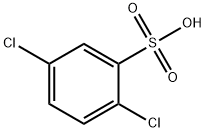 2,5-ジクロロベンゼンスルホン酸 化学構造式