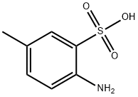 p-トルイジン-2-スルホン酸 化学構造式