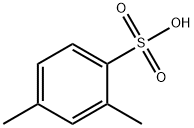 m-キシレン-4-スルホン酸水和物 化学構造式