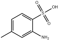 2-アミノ-4-メチルベンゼンスルホン酸 化学構造式