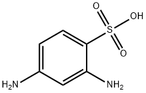 2,4-二氨基苯磺酸 结构式