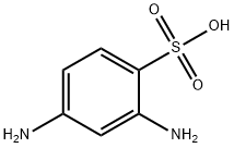 1,3-フェニレンジアミン-4-スルホン酸 化学構造式