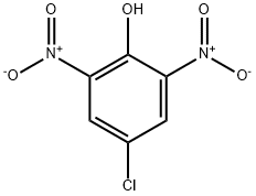 4-氯-2,6-二硝基苯酚 结构式