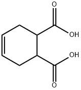 4-环己烯-1,2-二羧酸,88-98-2,结构式