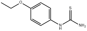 N-(4-エトキシフェニル)チオ尿素 化学構造式