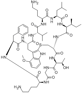 丝膜菌素, 88025-84-7, 结构式