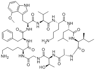 丝膜菌素 C, 88025-85-8, 结构式