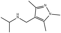 N-[(1,3,5-TRIMETHYL-1H-PYRAZOL-4-YL)METHYL]PROPAN-2-AMINE Struktur