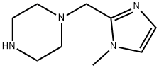 1-[(1-甲基-1H-咪唑-2-基)甲基]哌嗪, 880361-71-7, 结构式