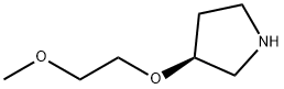 (S)-3-(2-METHOXYETHOXY)PYRROLIDINE 化学構造式