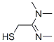 Ethanimidamide, 2-mercapto-N,N,N-trimethyl- (9CI) Struktur