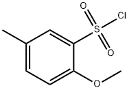 2-甲氧基-5-甲基-苯磺酰氯, 88040-86-2, 结构式