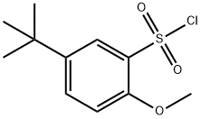 5-叔丁基-2-甲氧基-苯磺酰氯,88041-83-2,结构式