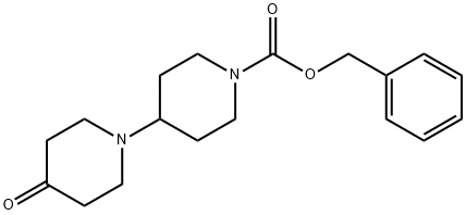 BENZYL 4-(4-OXOPIPERIDIN-1-YL)PIPERIDINE-1-CARBOXYLATE Structure