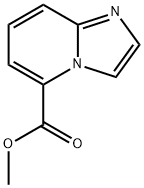 イミダゾ[1,2-A]ピリジン-5-カルボン酸メチル 化学構造式