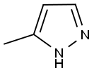 5-メチル-1H-ピラゾール 化学構造式